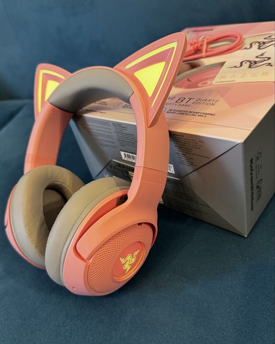 Słuchawki RAZER KRAKEN KITTY BT w bardzo dobrym stanie