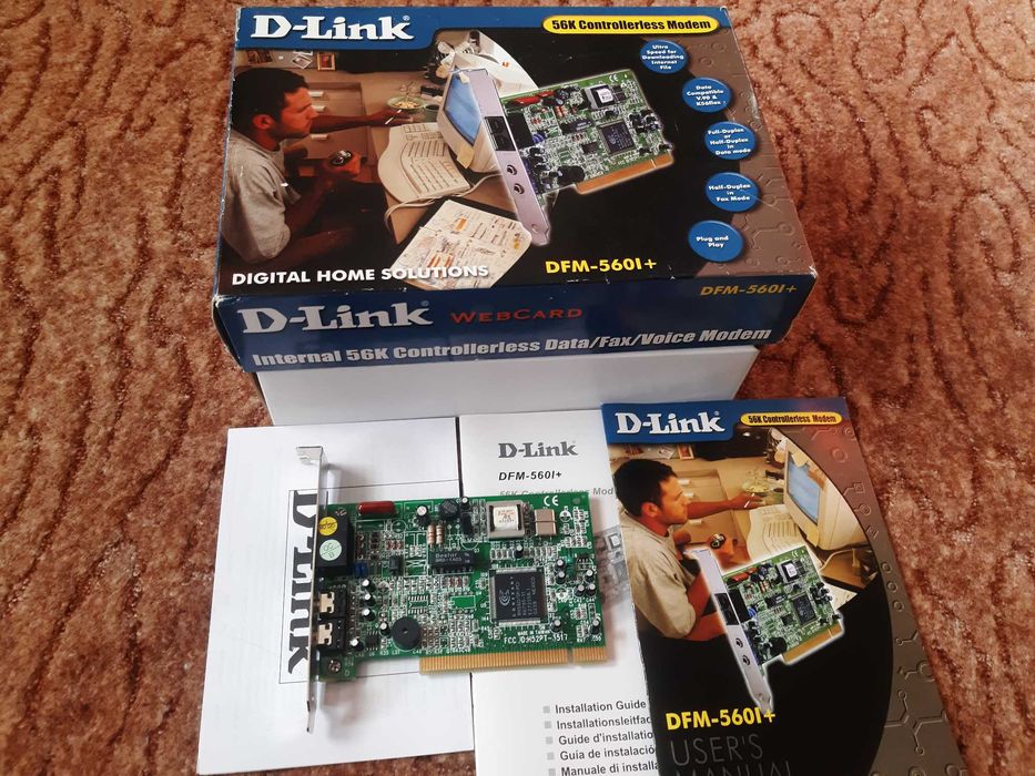 Аналоговый модем PCI D-link DFM-560I+