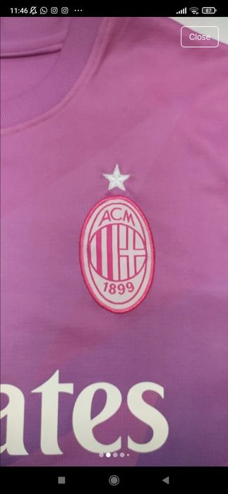 Camisola alternativa do AC Milan 23/24