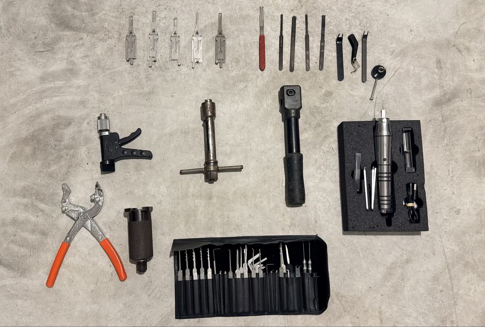 Kit Profissional de Lockpicking / Abertura de Fechaduras – Conjunto Completo