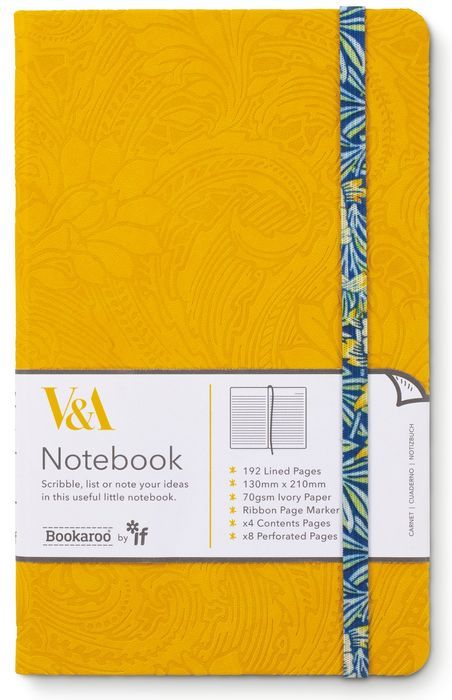 Notatnik A5 V&A Bookaroo Journal Morris Tulip & Willow If
