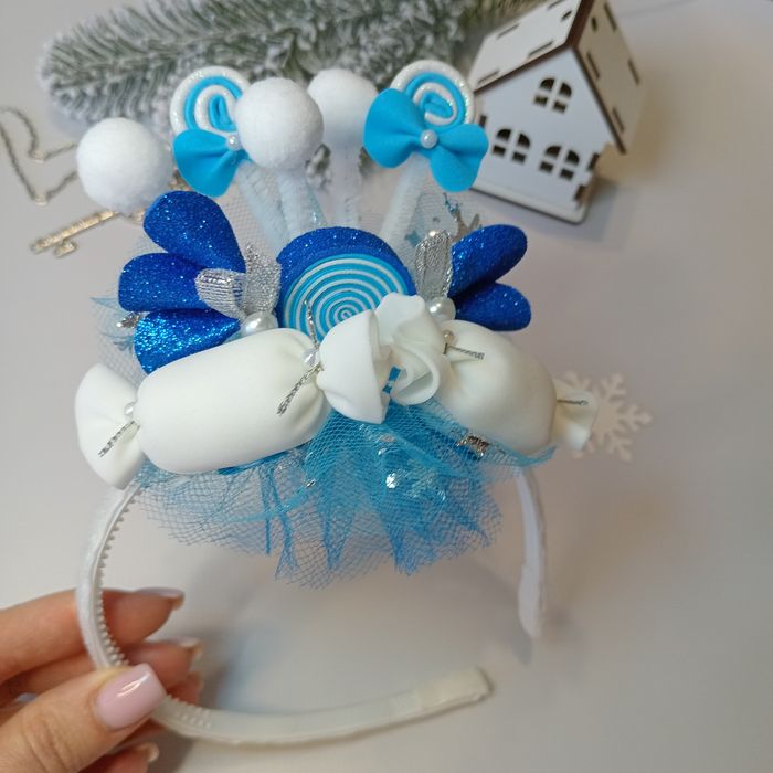 Новорічні обручі. Сніжинка, Зірочка. Цукерка