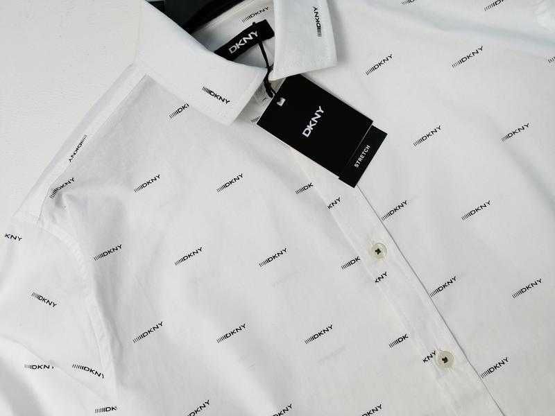 Новая мужская белая рубашка Dkny