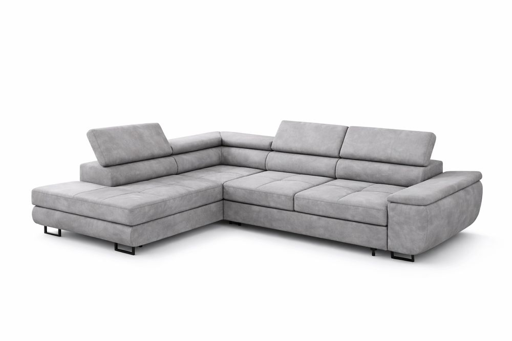 Narożnik Anton prosto od producenta regulowane zagłówki funkcja spania