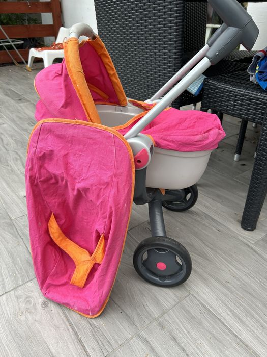 Wozek smoby quinny 2w1 rozowy dla lalek