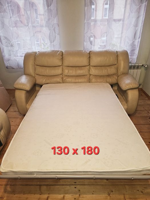 Komplet wypoczynkowy skórzany 3+2+1