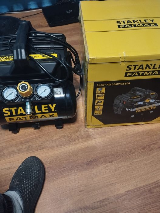 Sprzedam cichy  kompresor STANLEY FATMAX 1.0hp 6l 8bar