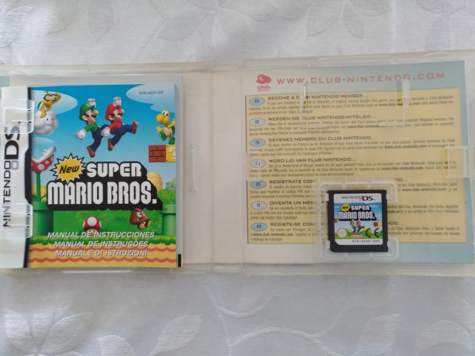 Jogo super mario nintendo ds