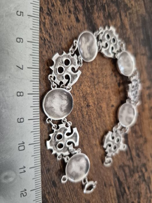 Bransoleta srebro 925 wzór orientalny