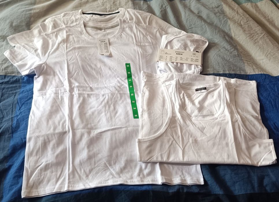 T-shirt podkoszulek męski Nowy 5 sztuk