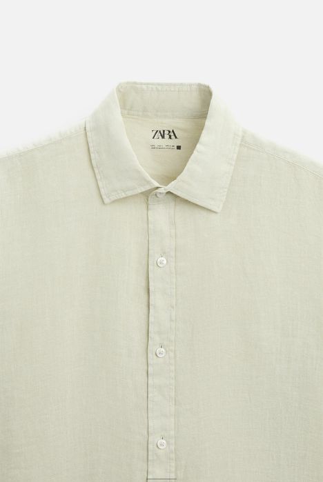 Сорочка зі 100 % льону ZARA