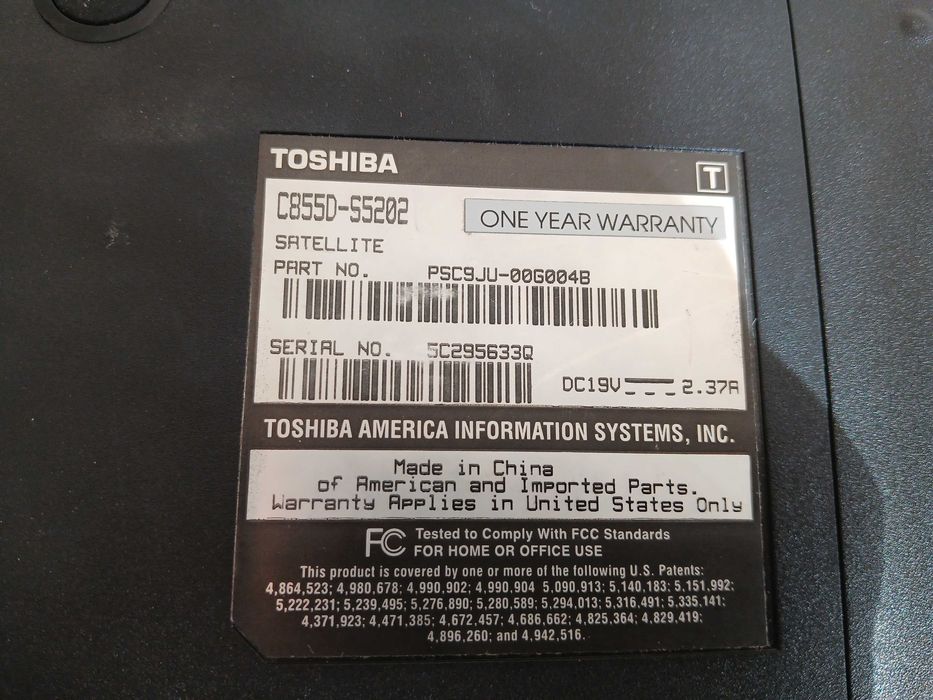 Toshiba Satellite C855D-S5202