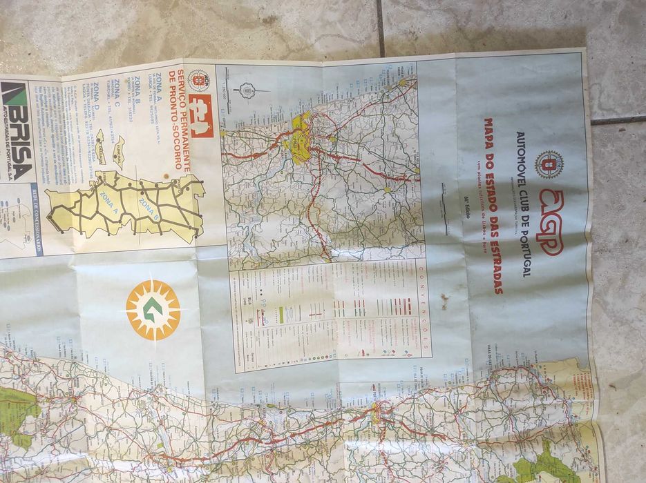 Mapa Estradas Portugal ACP 88ª Edição