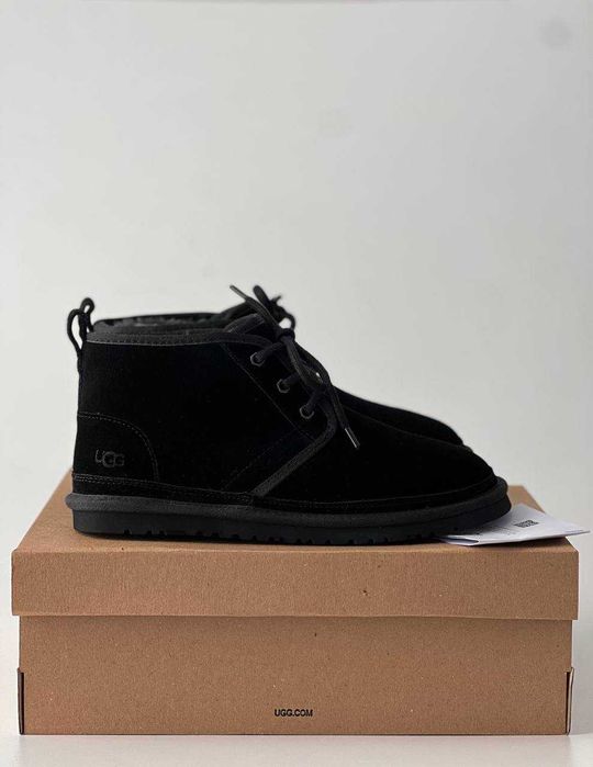 Мужские угги , UGG Neumel Suede "Black" Размеры 40-45