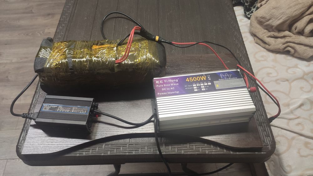 Комплект інвертор, акумулятор, зарядка замість ecoflow1.7кВт*год