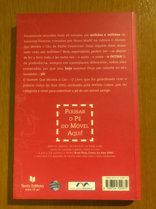 Livro de Nuno Markl - O Homem que mordeu o cão