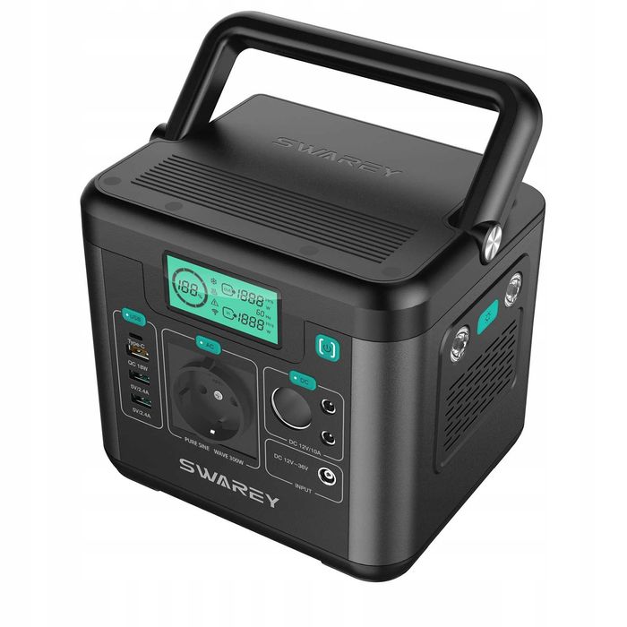 Зарядна електростанція Swarey 222Wh, 600W. Зарядная станция. ДЖБ ИБП