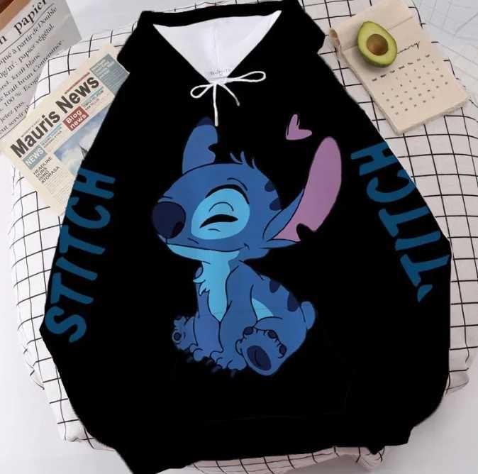 Hoodie Combinando Do Stitch E Da Angel Unissexo NOVO ENTREGA GRÁTIS
