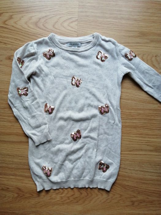 Knit Tunic Dress for Ages 7–8, Size 128 cm