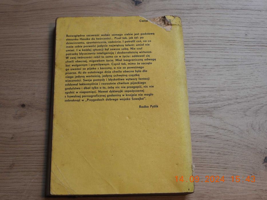 Przygody dobrego wojaka Szwejka. J. Hasek. Tom III i IV