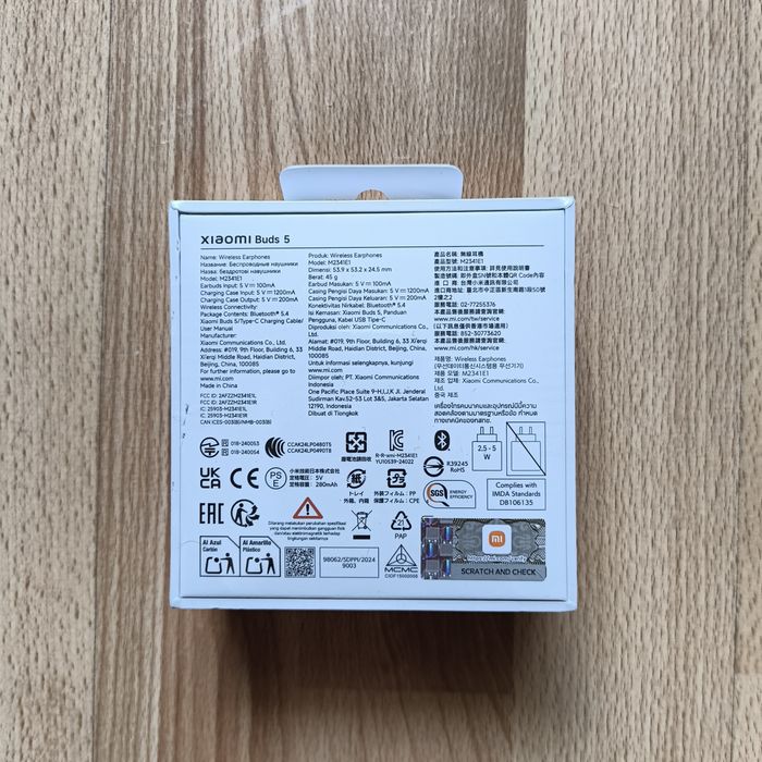 Навушники TWS Xiaomi Buds 5 Titan Gray