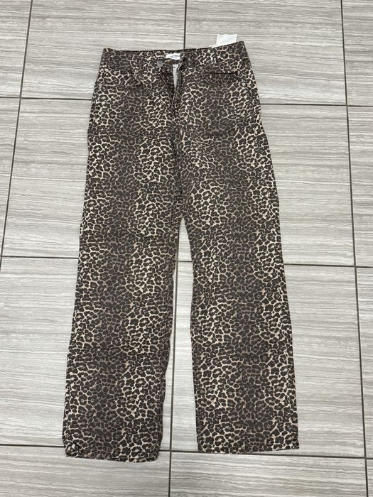 Джинси леопардові Pull&Bear