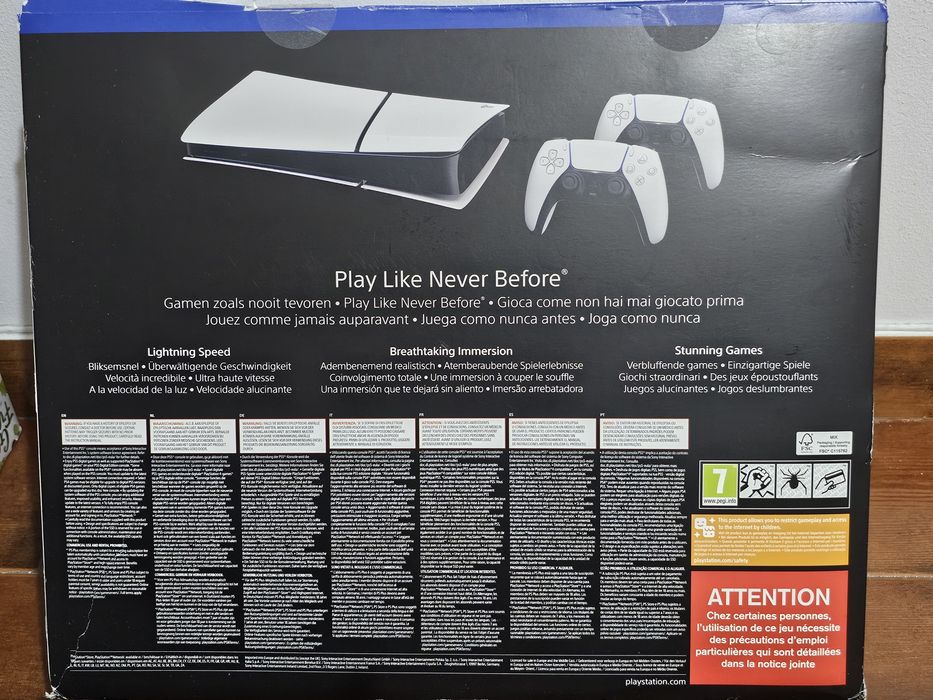 PS5 Slim Digital 1TB Desbloqueado + 1 Comando + jogos