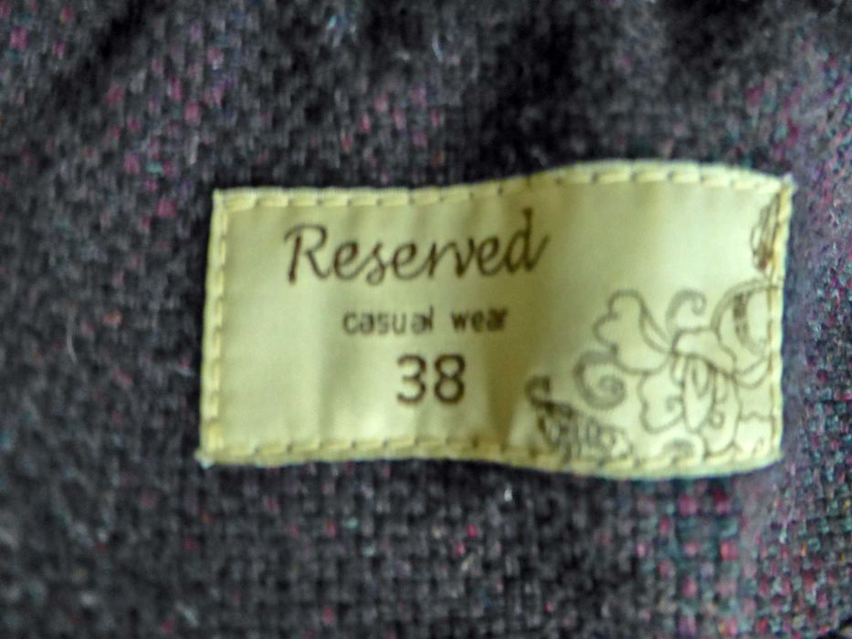 Reserved krótka dzianinowa damska kurtka żakiet S M
