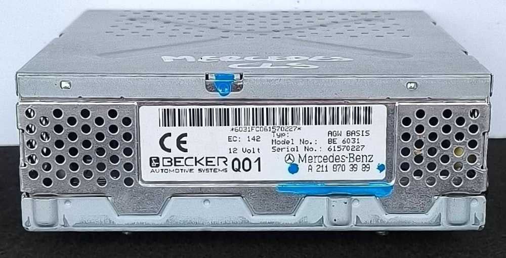 Rádio / Auto Rádio A2118703989 - MERCEDES-BENZ E-CLASS T-Model