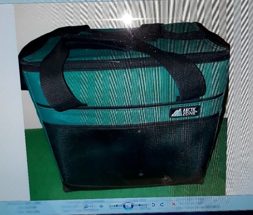 Geleira em "polyethyléne, made in USA