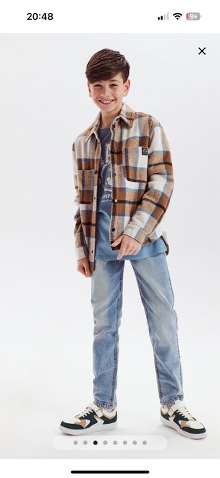 Осіння Куртка- сорочка в клітку.