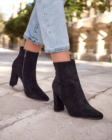 4 KOLORY 36 37 38 botki 39 40 41 na obcasie słupku z czubkiem szpic