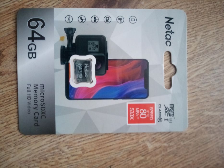 Karta pamięci MicroSD 64GB Netac