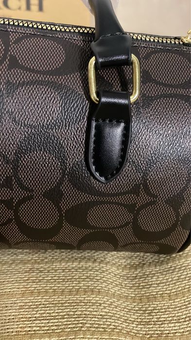 Mala Coach Monograma Castanho