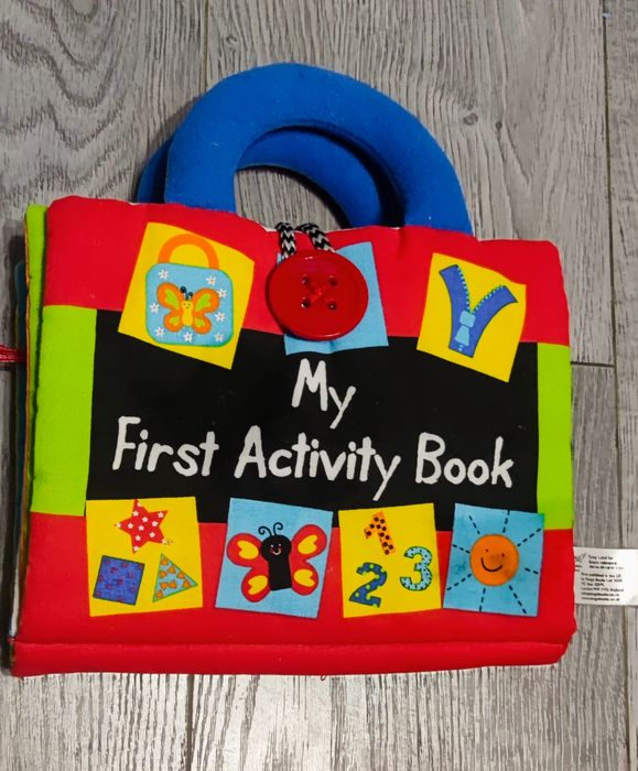 Іграшки для малюків, м'яка книжка, книжечка для найменших