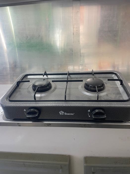 Плита газовая настольная Domotec MS 6602 на 2 конфорки.