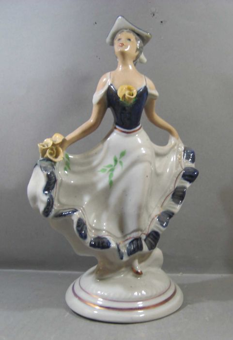 Figurka Ceramiczna Steatyt Katowice PRL