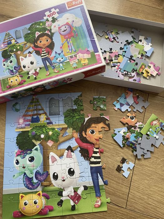 Puzzle Koci domek Gabi