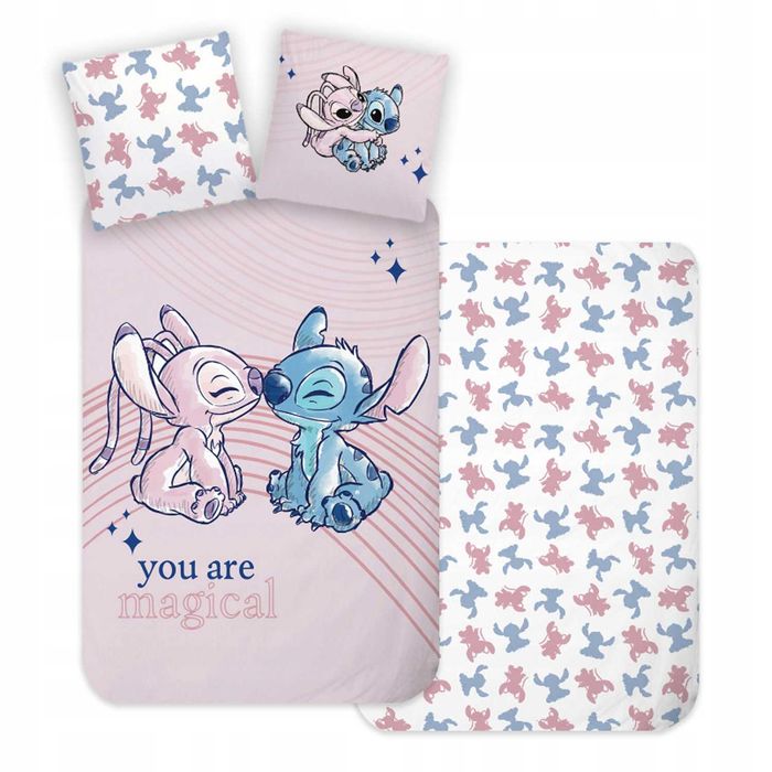 Pościel dziecięca LILO & STITCH 100X135 do łóżeczka