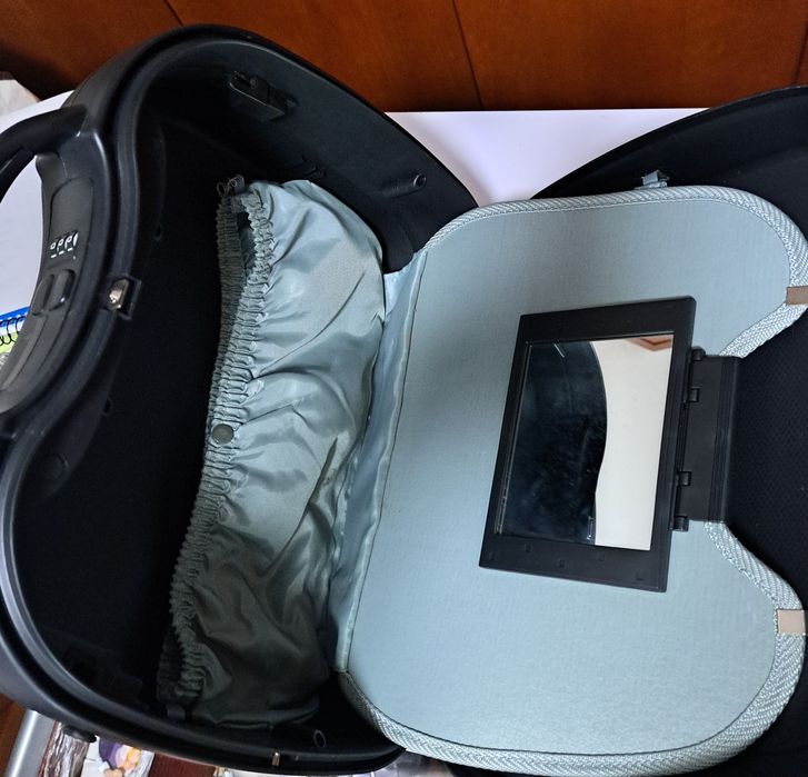 Mala de Viagem Rígida / Vanity Case Samsonite Preta (Com Código)