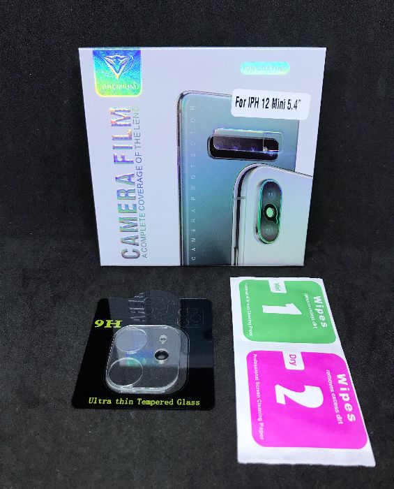 Película de vidro câmara traseira iPhone 12 /12 Mini/12 Pro/12 Pro Max