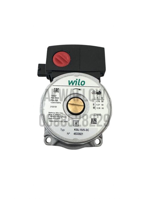 Циркуляційний насос Wilo KSL 15/5-3C для котла (3 швидкості)