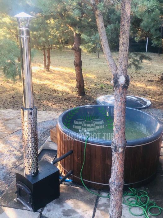 Чан на дровах від виробника. Купель з джакузі. Карпатський чан. ОФУРО