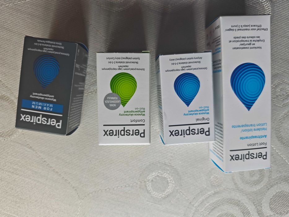 Zestaw 4 antyperspirantów PERSPIREX