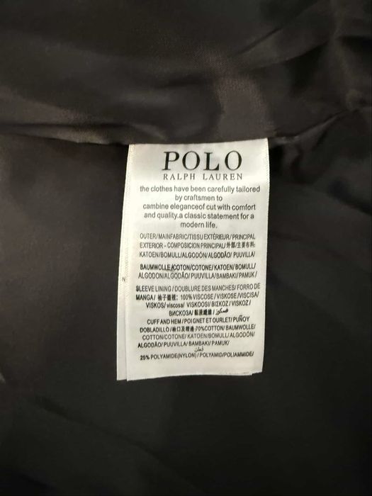Polo Ralph Lauren Puffer Preto - Tamanho L