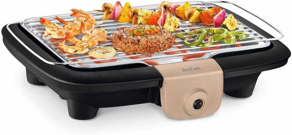 Tefal Grill elektryczny EasyGrill Power 2300 W. czarny/taupe.