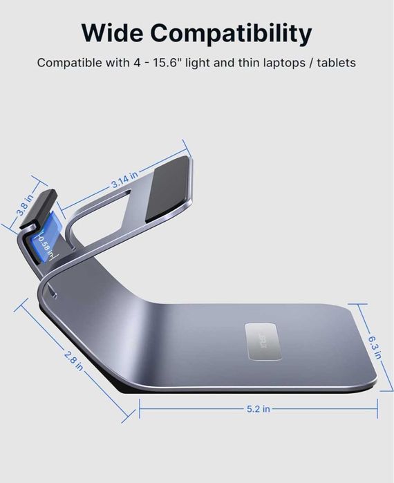 Підставка 2в1 під планшет та ноутбук