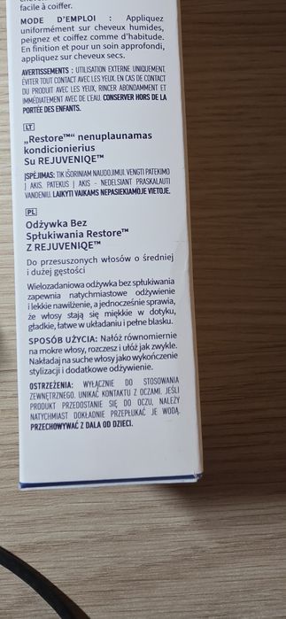 Odzywka bez splukiwania monat