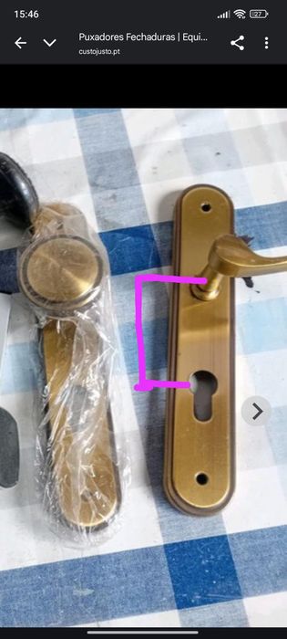 Puxadores fechaduras