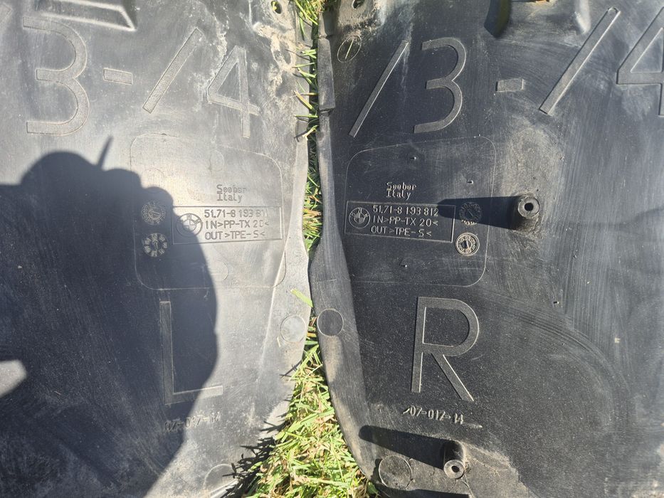 Nadkole przod przednie prawe lewe Bmw E46